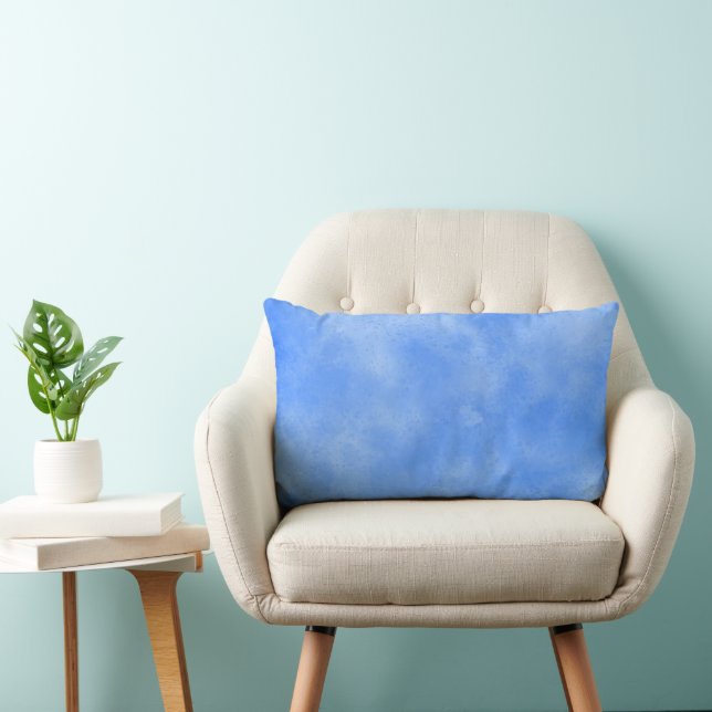 Almofada Lombar Na moda Storm cloud efator padrão pastel azul (Cadeira)