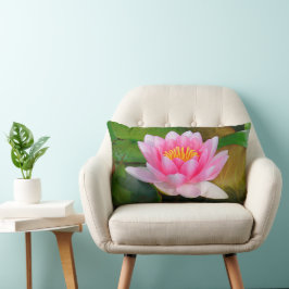 ALMOFADA LOMBAR "NAMASTE-PINK WATER LILY" (FOTO)