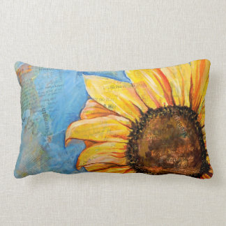 Almofada Lombar Não tenha nenhum travesseiro lombar do girassol do