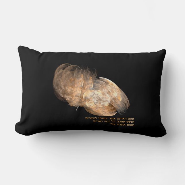 Almofada Lombar Nas Asas da Águia (Frente)