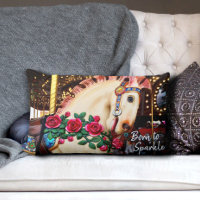 Nascer para Rosas vermelhas de Cavalo de Carrossel