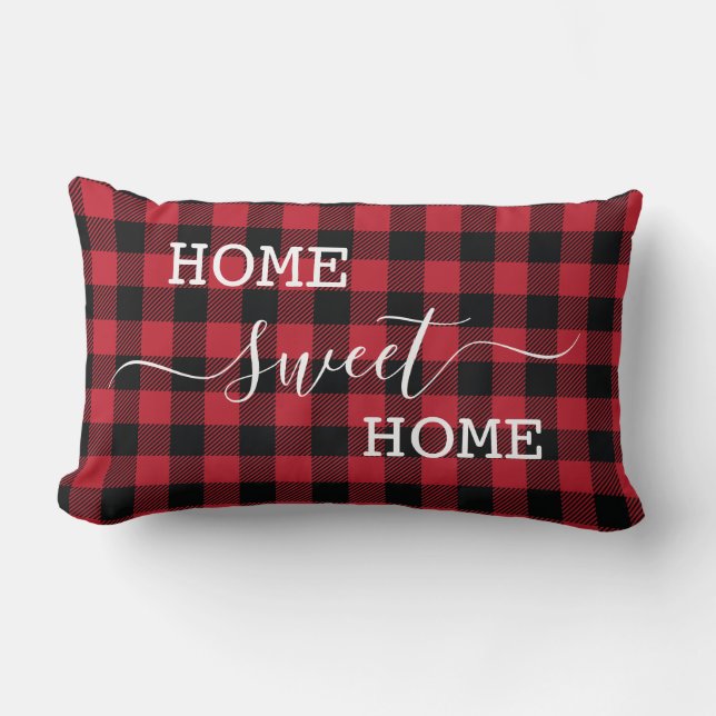 Almofada Lombar Natal doce para casa (Frente)