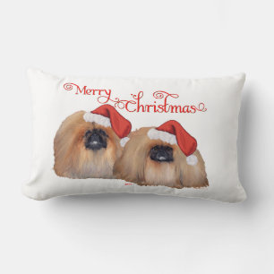 Almofada Lombar Natal Pekingese
