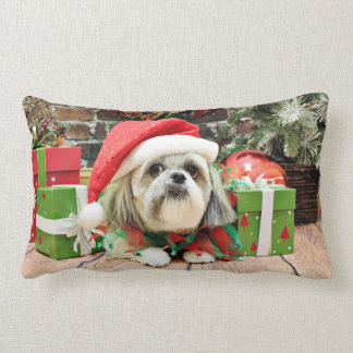 Almofada Lombar Natal - Shih Tzu - aparelho