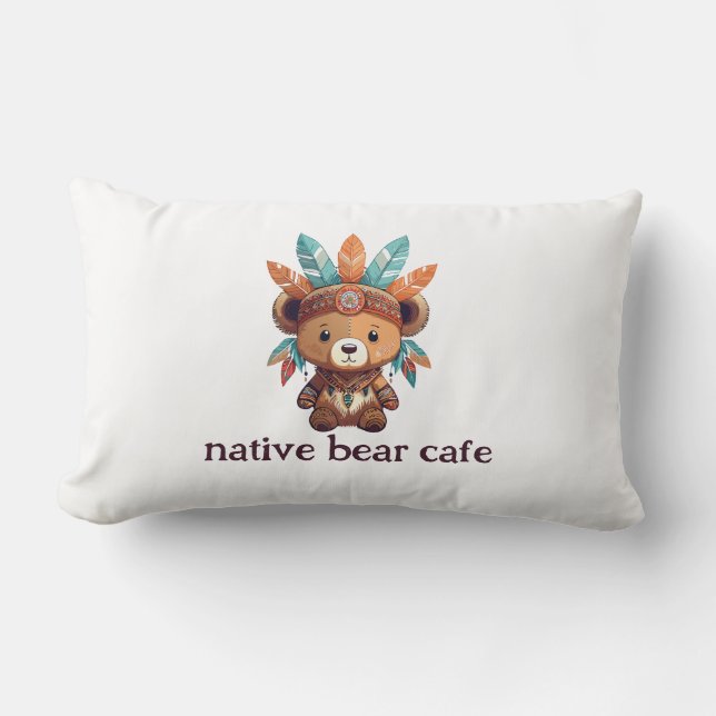 Almofada Lombar Native American Bear (Frente)