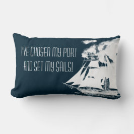 Almofada Lombar Náutica de Naves e Nuvens Altas