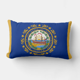 Almofada Lombar New Hampshire State Flag Impressão Patriotic