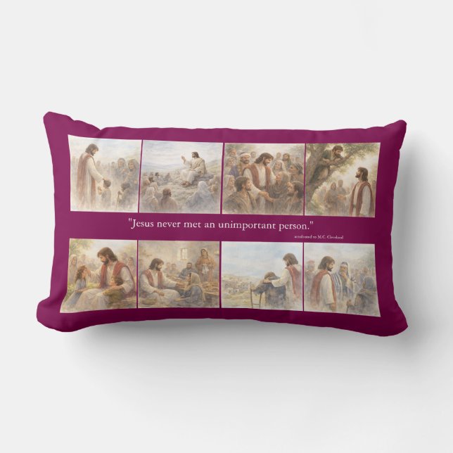 Almofada Lombar No unimportant person (Frente)