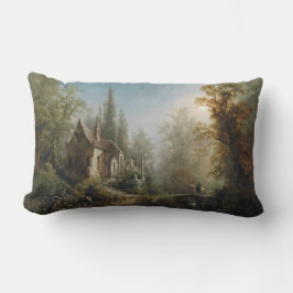 Almofada Lombar Noite de Lua sobre Capela e Cavaleiros