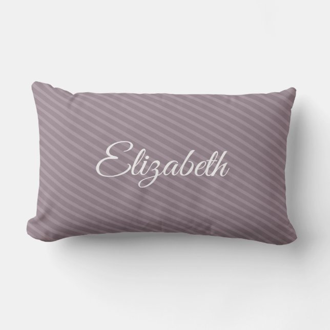 Almofada Lombar Nome da caligrafia Script Modelo Elegant Modern (Frente)