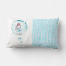 Almofada Lombar Nome do Monograma de Pequeno Hamster