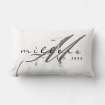 Nome e Monograma da Família Moderna Personalizada 