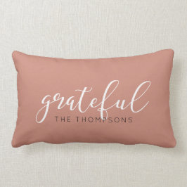 Almofada Lombar Nome Grateful de Tipo de Letra de Script