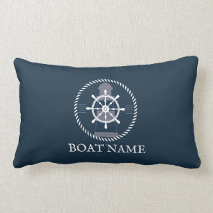 Almofada Lombar Nome náutico personalizado do barco