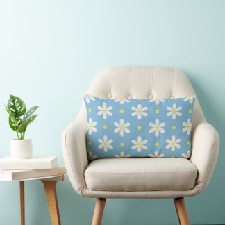Almofada Lombar Nome Personalizado Daisy Floral