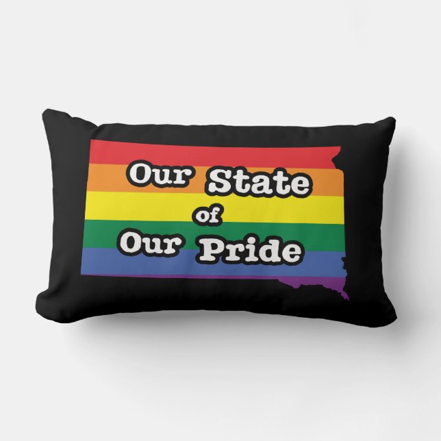 Almofada Lombar Nosso Estado de Orgulho| Dakota do Sul (Frente)