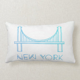 Almofada Lombar Nova Iorque da ponte de Brooklyn