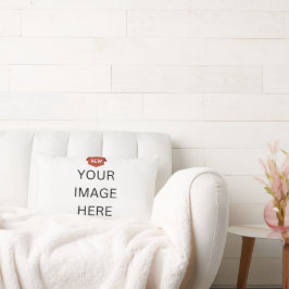 Almofada Lombar NOVO! Travesseiro lombar de algodão de 13" x 21" -