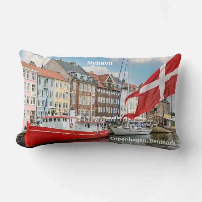 Almofada Lombar Nyhavn Copenhagen Dinamarca (Frente)