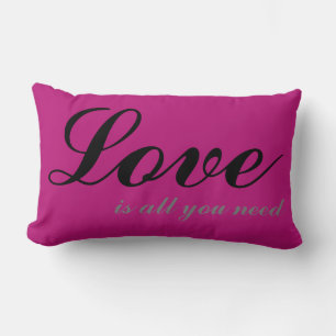 Almofada Lombar O amor é tudo o que você precisa de Cushion Chocki