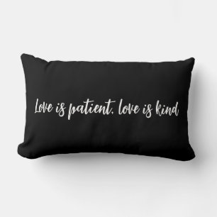Almofada Lombar O amor paciente é meio negro