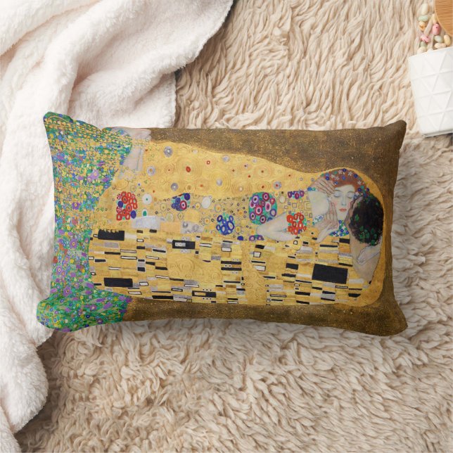 Almofada Lombar O Beijo de Gustav Klimt (Cobertor)