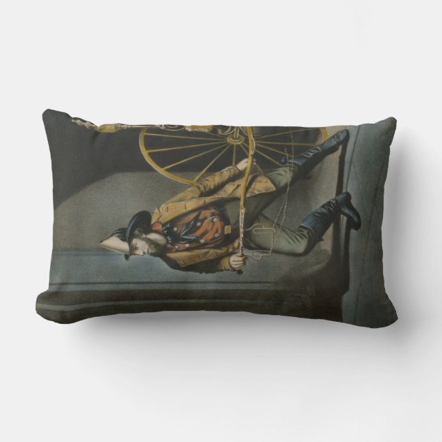 Almofada Lombar O Bombeiro Americano: Sempre Pronto (Frente)