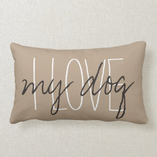 Almofada Lombar O CHIQUE PILLOW_ " EU AMO… meu cão "