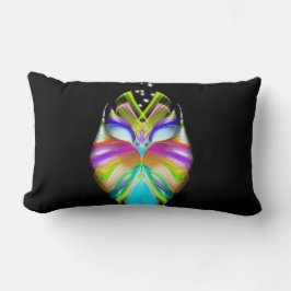 Almofada Lombar O Coruja Orgânico Negro Colorido do Oracle 2 parec