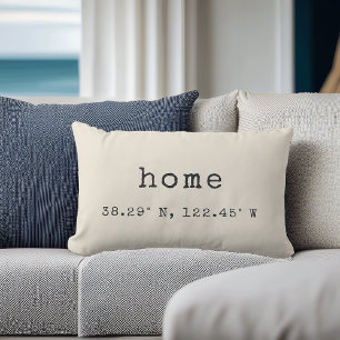 Almofada Lombar O costume "Home" coordena o marfim do travesseiro
