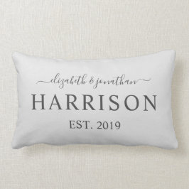 Almofada Lombar O nome e o ano modernos estabeleceram a luz -