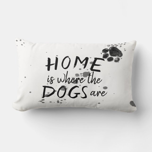 Almofada Lombar o travesseiro de cãozinho é onde os cães estão (Frente)