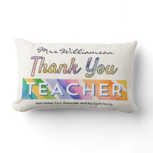 Obrigado Professor Aquarela Colorida Personalizada