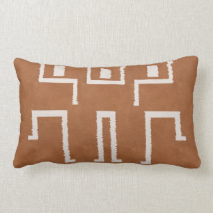 Almofada Lombar Olhar africano do impressão de pano da lama