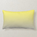 Almofada Lombar "Ombre amarelo e cinzento"<br><div class="desc">"Travesseiro lombar de Ombre amarelo e cinzento"</div>