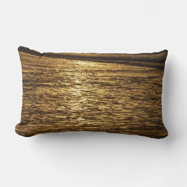 Almofada Lombar Ondas Sunset da Califórnia (Frente)