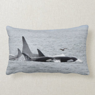 Almofada Lombar Orca Whales!Frente e Verso!Almofada
