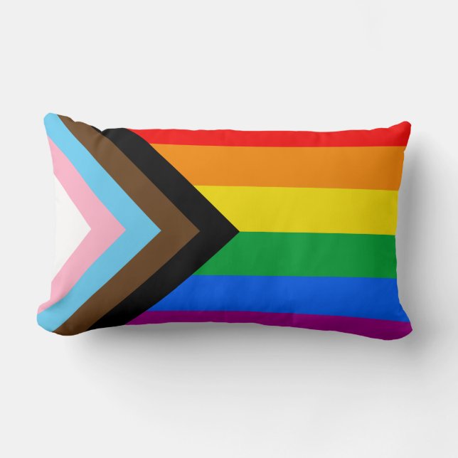 Almofada Lombar Orgulho Progressivo LGBTQ+ (Frente)
