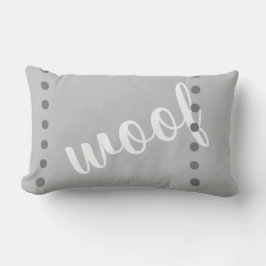 Almofada Lombar os amantes bonitinhos de cachorro citam cinzas de