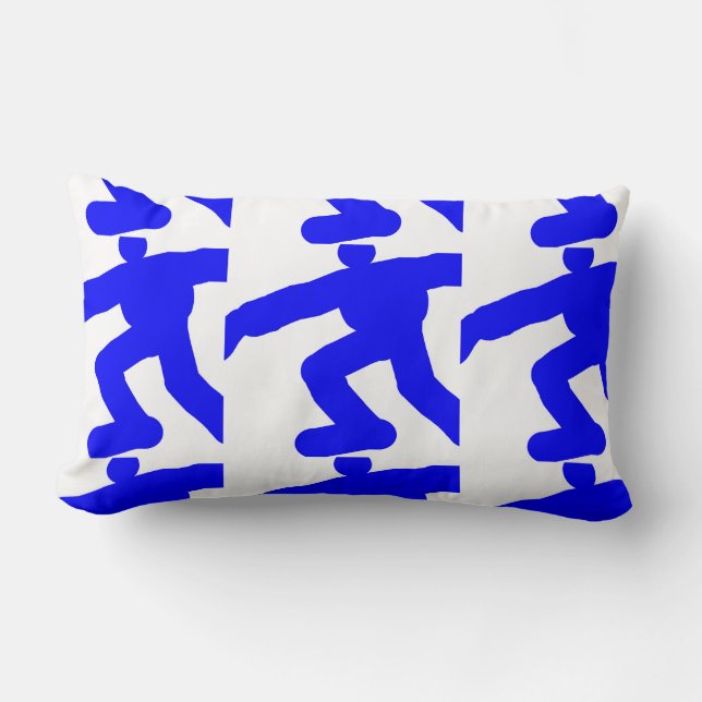 ALMOFADA LOMBAR OS NÚMEROS AZUIS (Frente)