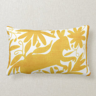 Almofada Lombar Otomi burro, Ouro Amarelo