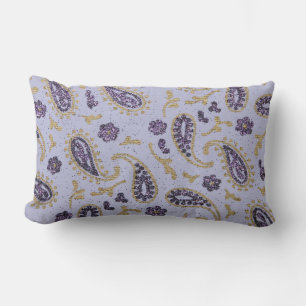 Almofada Lombar Ouro lavanda púrpura decorativo