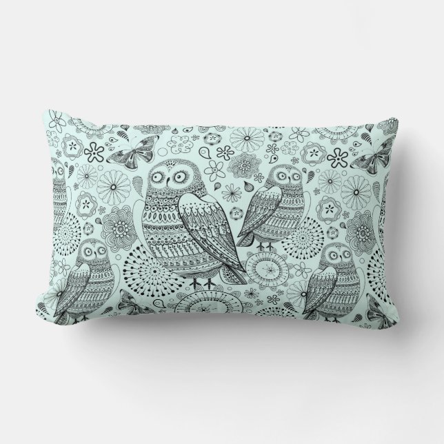 Almofada Lombar Owl Pattern (Frente)