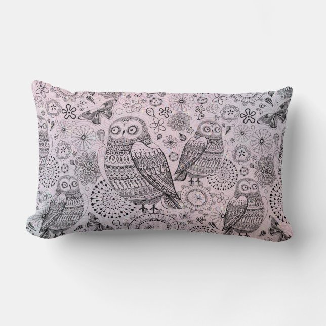 Almofada Lombar Owl Pattern (Frente)