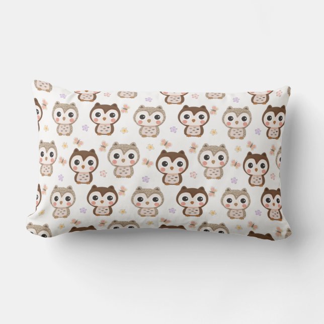 Almofada Lombar Owl Pattern (Frente)