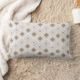 Almofada Lombar Padrão Aztec Geométrico Tribal Neutral Boho Soft