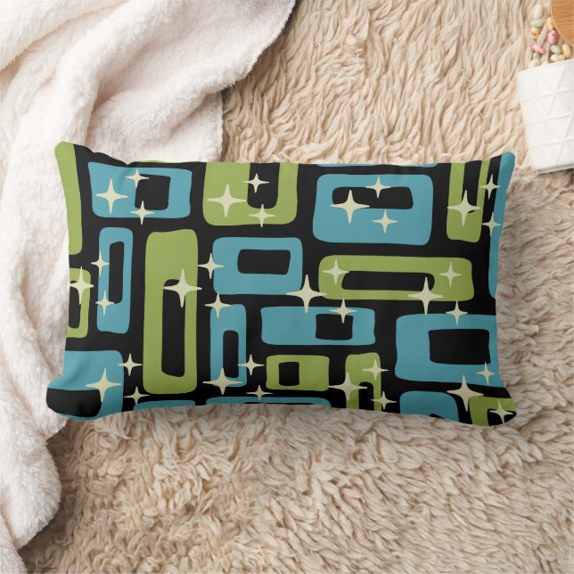 Almofada Lombar Padrão de Abstrato de Moderno do meio século (Cobertor)