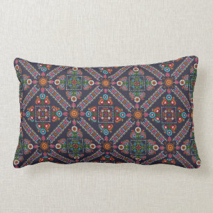 Almofada Lombar Padrão de bordados húngaro