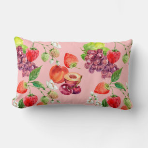 Almofada Lombar Padrão de Fruta