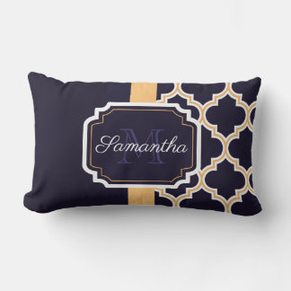 Almofada Lombar Padrão de Quatrefoil